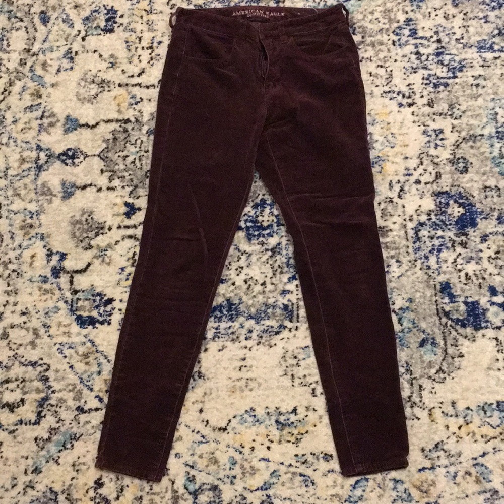 American Eagle High Rise Corduroy Jeggings